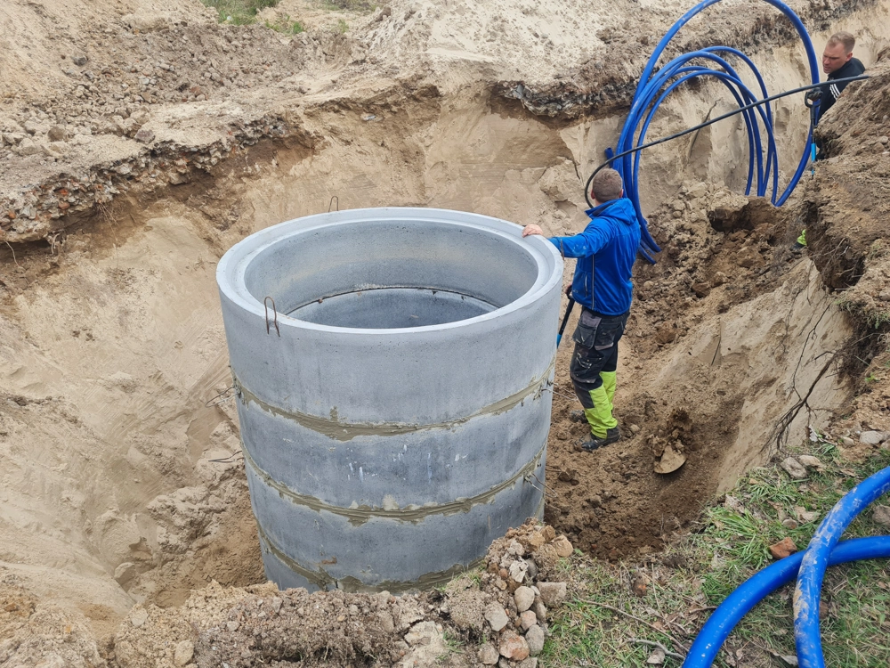 montaż szamba betonowego