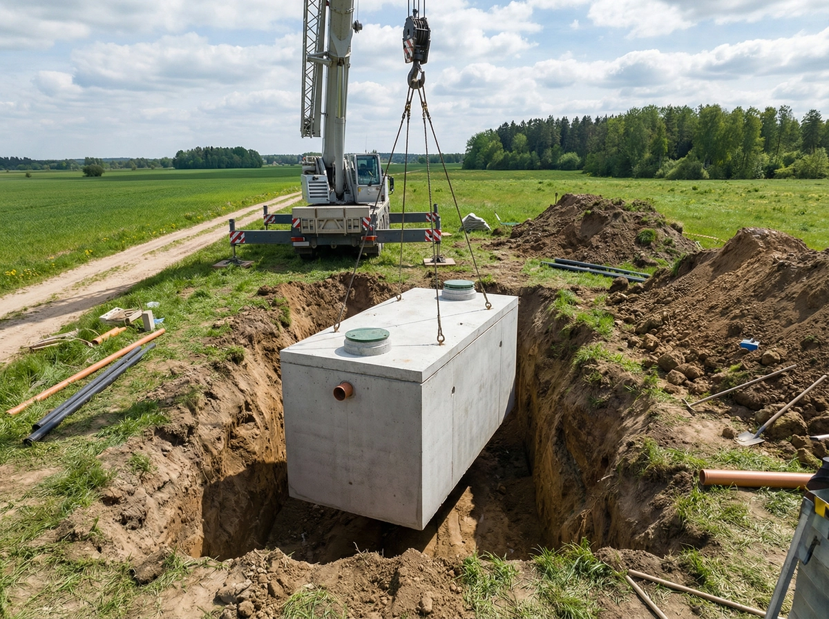 Montaż szamba betonowego: Kluczowe kroki