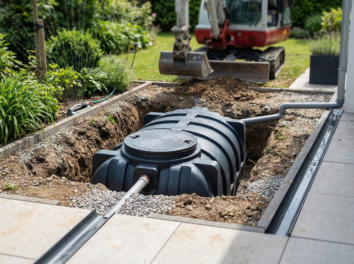 Zbiornik na deszczówkę podziemny: zalety i montaż